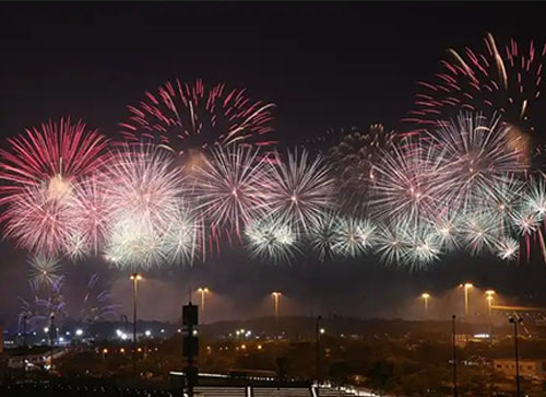 呼伦贝尔焰火晚会